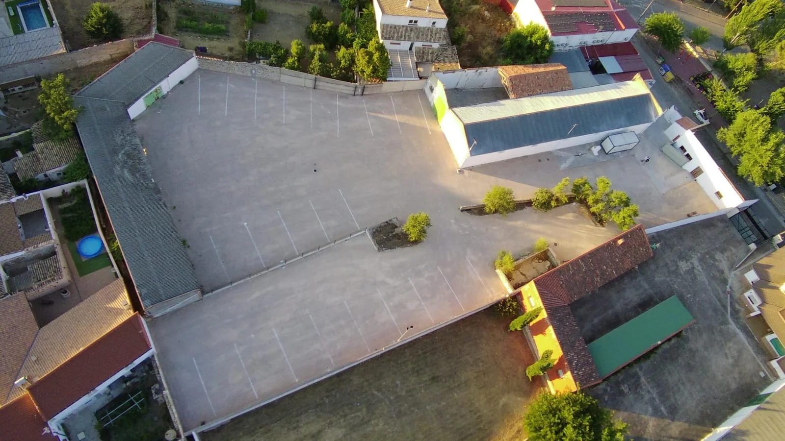 Vista aérea de las parcelas de Área Carrascosa